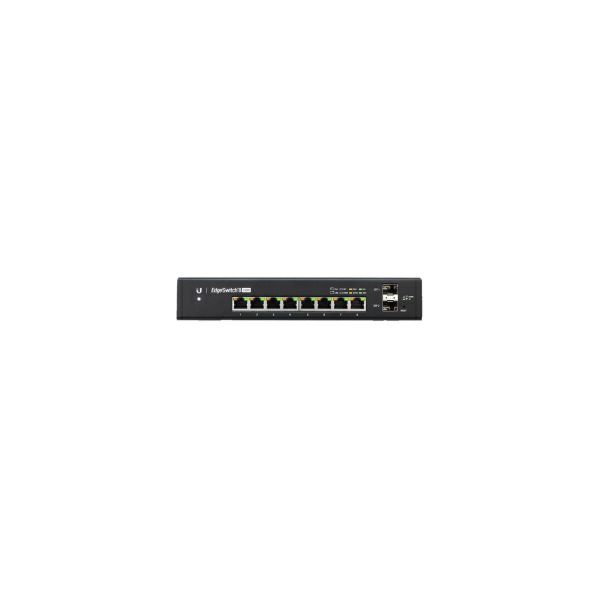Ubiquiti EdgeMax Managed 8-port Gigabit PoE Switch, 2×SFP, 150W (ES-8-150W)