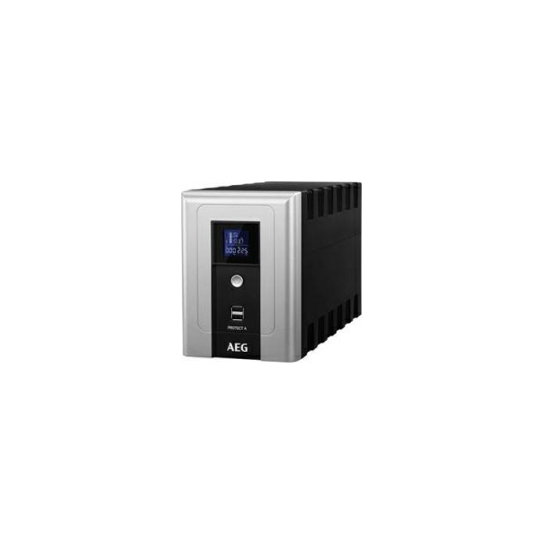 AEG UPS Protect A 1600VA/960W, Line-Interactive, AVR, Data line/network protection, USB/RS232, LCD