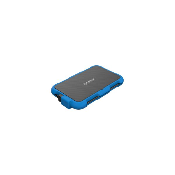 Orico vanjsko kućište 2.5" SATA HDD, USB3.0, silikonsko kučište, plavo (ORICO 2739U3-BL)