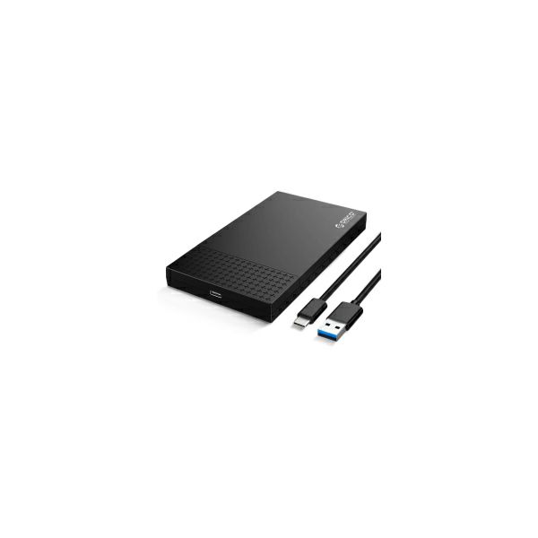 Orico vanjsko kućište 2.5" SATA HDD/SSD do 9.5 mm, tool free, USB-C, crno (ORICO 2526C3-BK-EP)