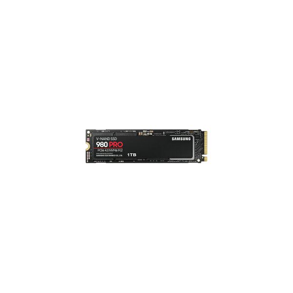 Samsung 980 Pro 1TB NVMe PCIe M.2 SSD, R/W: 7000/5000 MBp/s (MZ-V8P1T0BW)