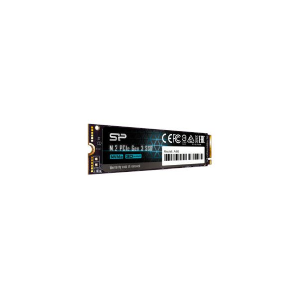 Silicon Power A60 1TB M.2 2280 PCIe Gen3x4 & NVMe 1.3, SLC, R/W: 2200/1600MB/s