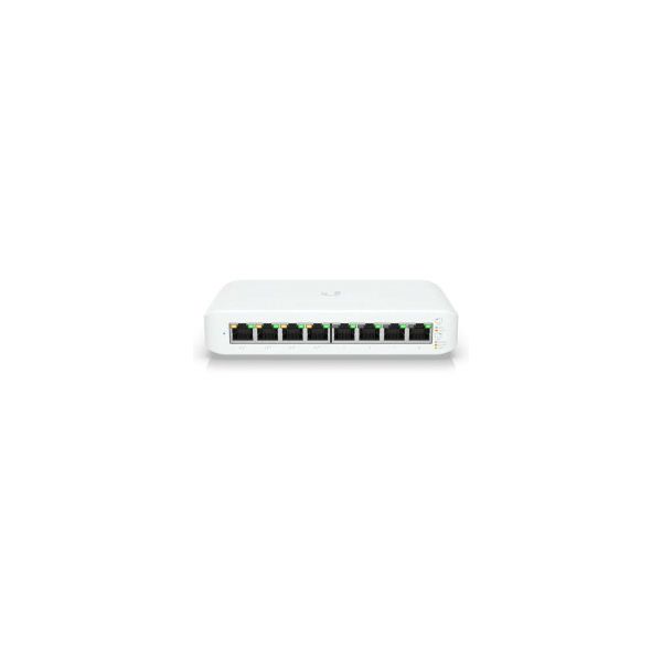 Ubiquiti UniFi Managed 8-port Gigabit Switch (4-port PoE+) 52W (USW-LITE-8-PoE)