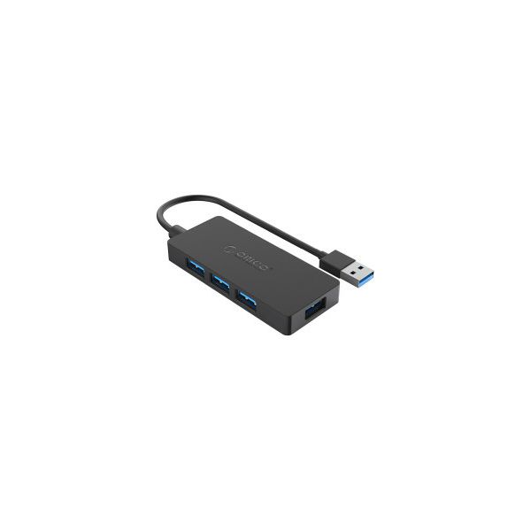 Orico 4-portni USB3.0 hub, crni (ORICO-HS4U-U3-BK-BP)