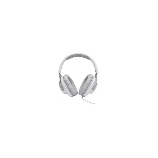 JBL Quantum 100 naglavne igraće slušalice s mikrofonom, 3.5mm, bijele