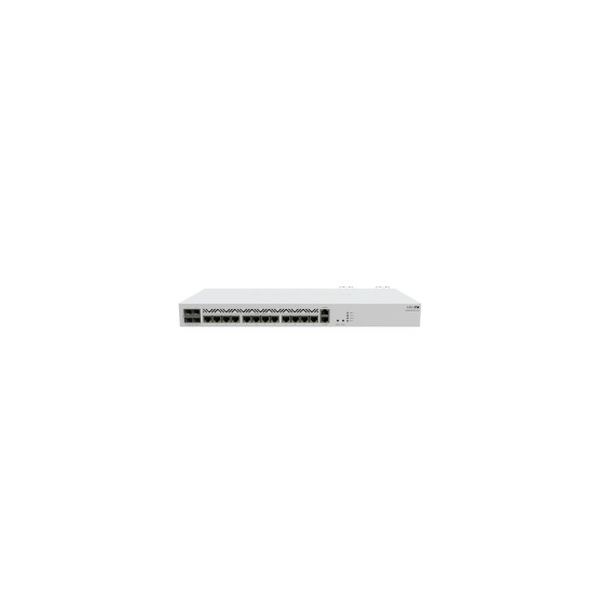 Mikrotik Cloud Core Router 2116-12G-4S+, AL73400 CPU (16-cores), Marvell 98DX3255 switch-chip, 16GB RAM, 4xSFP+ cage, 13×Gbit LAN, M.2 PCIe slot, RouterOS L6, 1U rackmount, Dual PSU