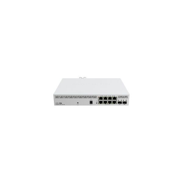 Mikrotik Cloud Smart Switch CSS610-8P-2S+IN, 8×G-LAN PoE-out, 802.3af/at, 2×SFP+ 10G, SwOS, desktop kučište, PSU