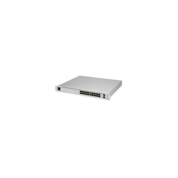 Ubiquiti UniFi Managed 24-port Gigabit L3 Switch, 16-port PoE+, 8-port PoE++, 2×10G SFP+, Rackmount, 400W (USW-PRO-24-PoE-Gen2)