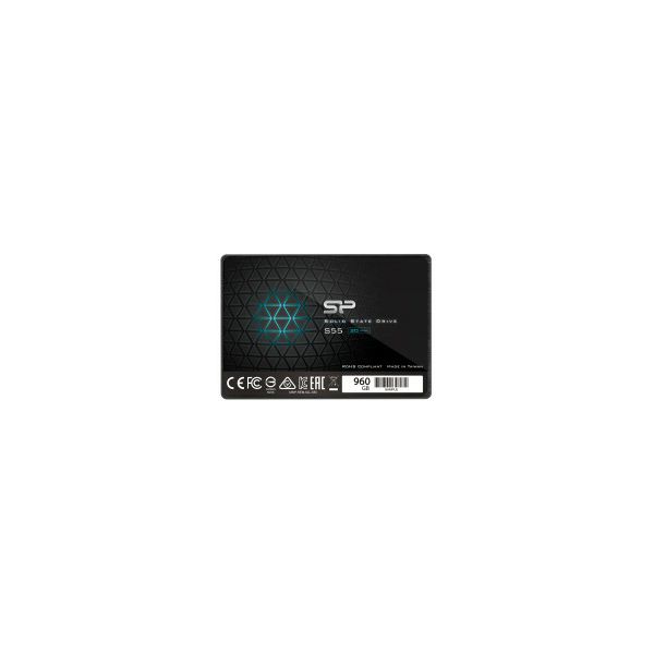 Silicon Power S55 960GB 2.5" SATA3 SSD 3D NAND, R/W: 500/450MB/s