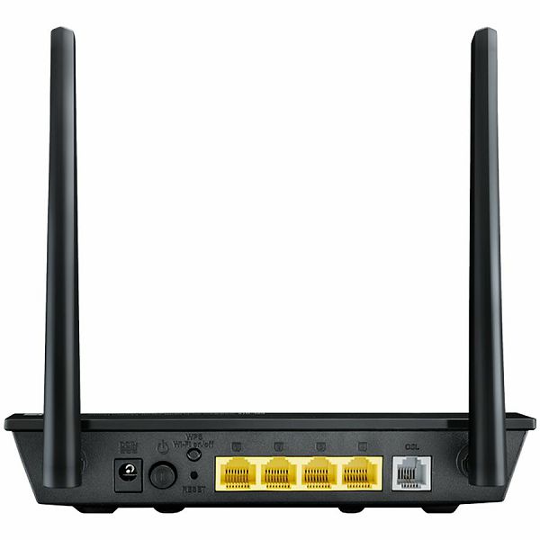 ASUS RT-N12E WiFi 4 (802.11n) Router, data rate up to 300 Mbps (2.4GHz), MIMO technology, two external 5dBi antennas for better coverage