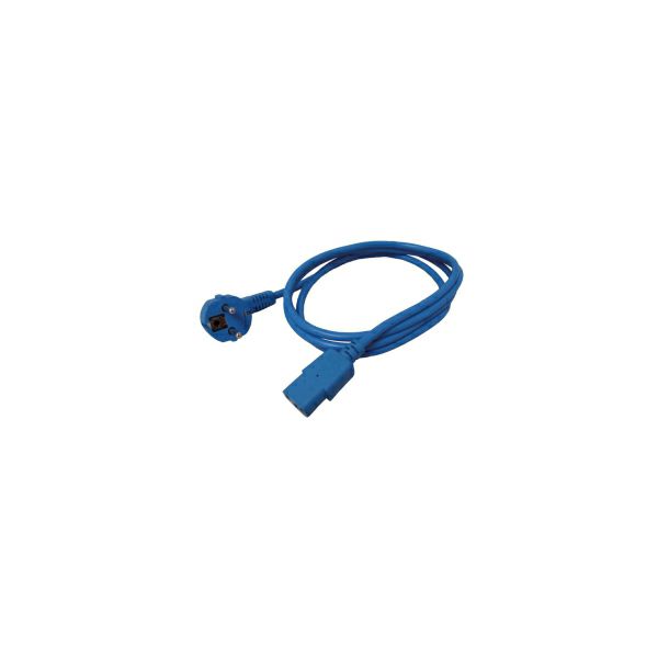 Roline naponski kabel, ravni IEC320-C13 konektor, plavi, 1.8m