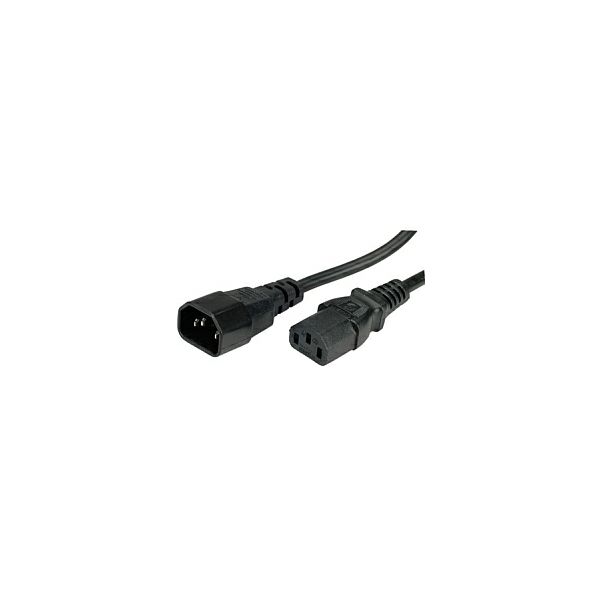 Roline naponski kabel PC-Monitor, crni, 1.8m