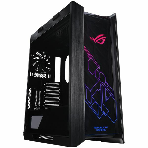 ASUS ROG Strix Helios GX601 Black Edition RGB ATX/EATX mid-tower gaming case with tempered glass, aluminum frame, GPU braces, 420mm radiator support and Aura Sync