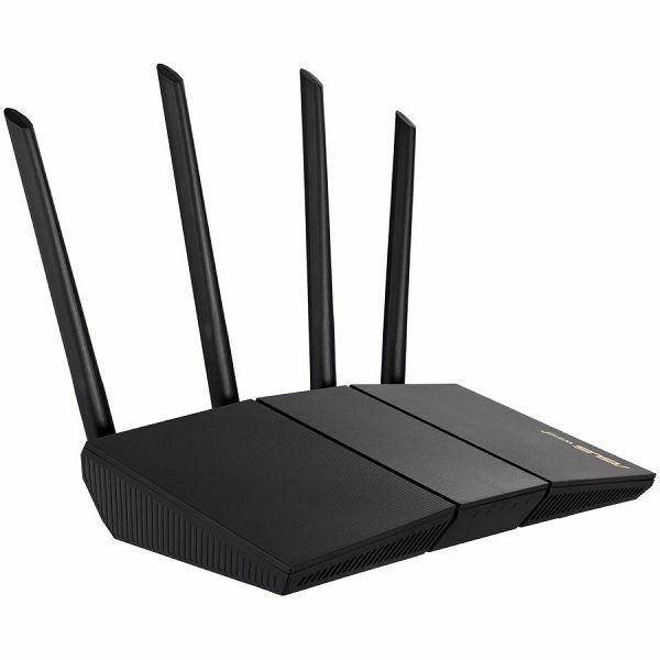 ASUS RT-AX57 AX3000 Dual-Band WiFi 6 (802.11ax) Extendable Router, Subscription-free Network Security, Instant Guard, Advanced Parental Controls, Built-in VPN, AiMesh Compatible, Gaming & Streaming, S