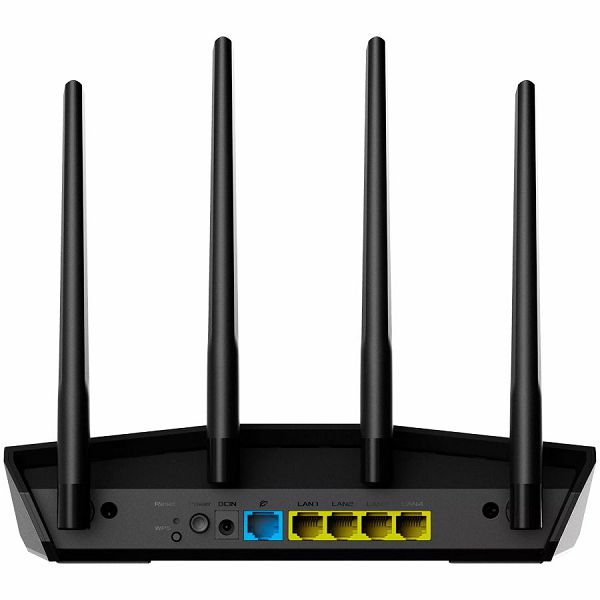 ASUS RT-AX57 AX3000 Dual-Band WiFi 6 (802.11ax) Extendable Router, Subscription-free Network Security, Instant Guard, Advanced Parental Controls, Built-in VPN, AiMesh Compatible, Gaming & Streaming, S