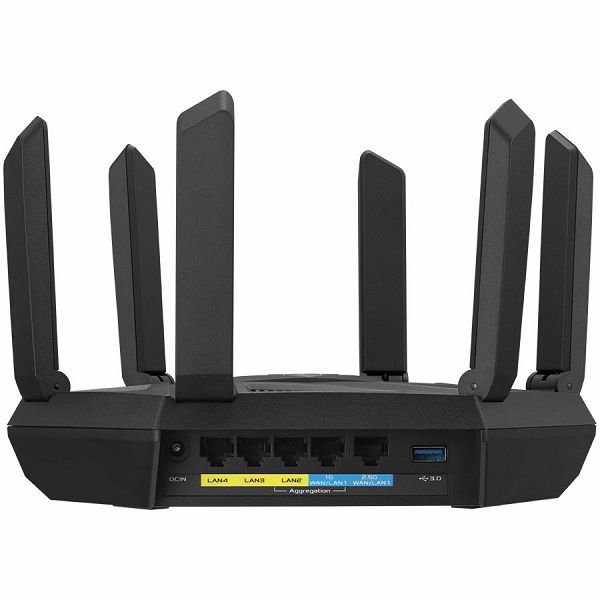 ASUS RT-AXE7800 Tri-Band WiFi 6E (802.11ax) Router, new 6GHz Band, ASUS Safe Browsing, Enhanced Network Security with AiProtection Pro and Instant Guard Sharable Secure VPN, Free Parental Controls, 2.