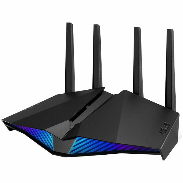 ASUS RT-AX82U V2 AX5400 Dual-Band WiFi 6 (802.11ax) Gaming Router, PS5 compatible, Mobile Game Mode, ASUS AURA RGB, Lifetime Free Internet Security, Mesh WiFi support, Gear Accelerator, Gaming Port, A