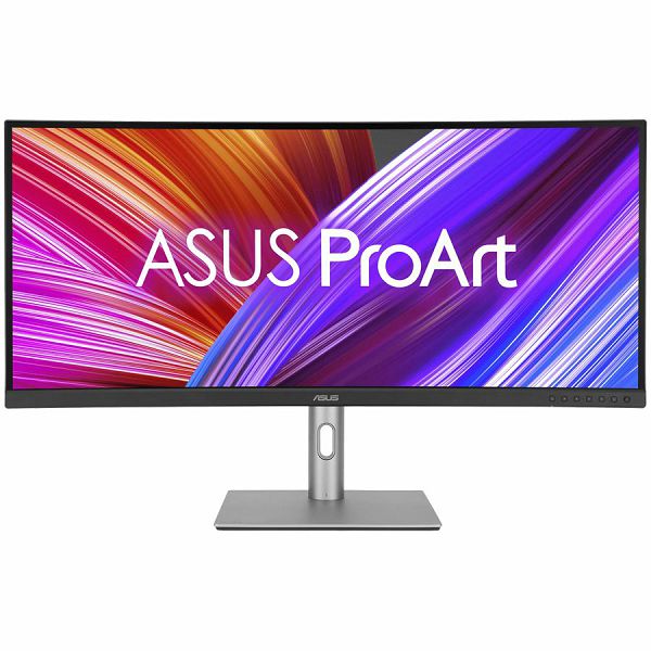 ASUS ProArt Display PA34VCNV Curved Professional Monitor - 34.1, IPS, UW QHD (3440 x 1440), 21:9, 3800R Curvature, 100% sRGB/Rec.709, Color Accuracy dE < 2, Calman Verified, USB-C Docking PD 96W, RJ