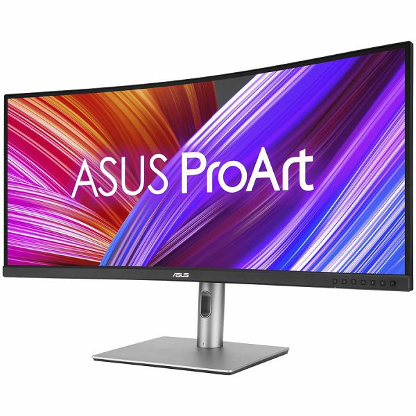 ASUS ProArt Display PA34VCNV Curved Professional Monitor - 34.1, IPS, UW QHD (3440 x 1440), 21:9, 3800R Curvature, 100% sRGB/Rec.709, Color Accuracy dE < 2, Calman Verified, USB-C Docking PD 96W, RJ