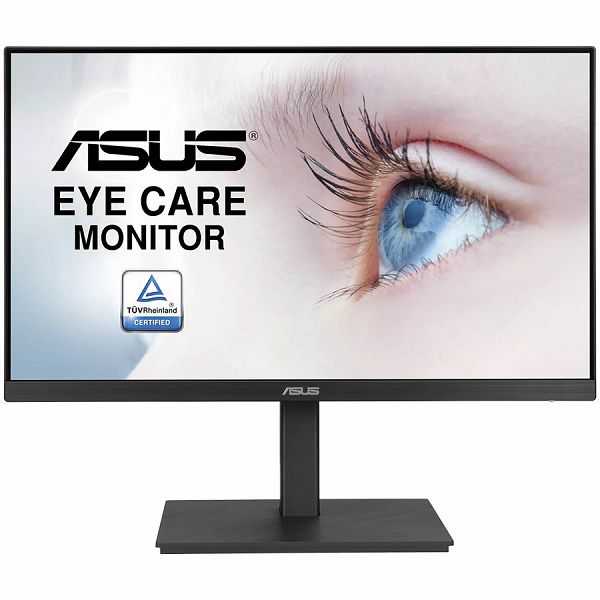 ASUS VA27EQSB Eye Care Monitor – 27", Full HD, IPS, Frameless, 75Hz, Adaptive-Sync, Low Blue Light, Flicker Free, Ergonomic Design, Wall Mountable