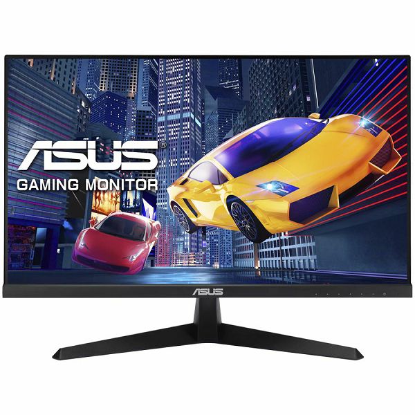 ASUS VY249HGE Eye Care Gaming Monitor - 24", FHD (1920 x 1080), IPS, 144Hz, IPS, SmoothMotion, 1ms (MPRT), FreeSync Premium, Eye Care Plus technology, Blue Light Filter, Flicker Free, antibacterial tr