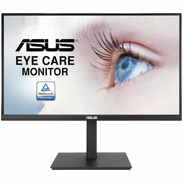 ASUS VA27AQSB Eye Care Monitor – 27", WQHD (2560 x 1440), IPS, Frameless, 75Hz, Adaptive-Sync, DisplayPort, HDMI, Eye Care, Low Blue Light, Flicker Free, Wall Mountable, Ergonomic Stand