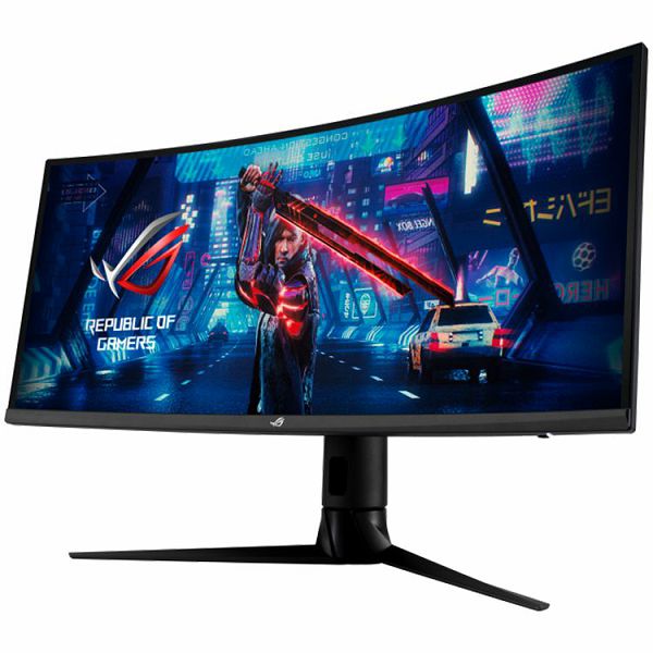 ASUS ROG Strix XG349C Curved Gaming Monitor - 34, UWQHD (3440 x 1440), overclockable 180Hz (Above 144Hz), 1ms (GTG), Extreme Low Motion Blur Sync, USB Type-C, 135% sRGB, G-Sync compatible, DisplayHD