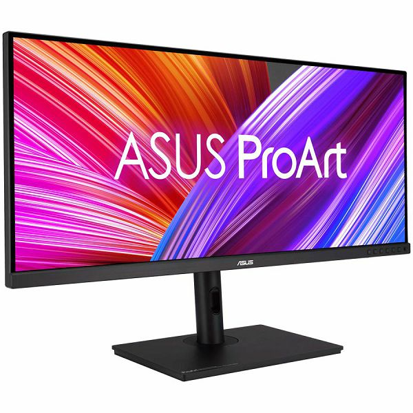 ASUS ProArt Display PA348CGV Professional Monitor - 34, IPS, 21:9, Ultra-wide QHD (3440 x 1440), Color Accuracy dE < 2, Calman Verified, 98% DCI-P3, USB-C, 120Hz, FreeSync Premium Pro, Ergonomic Sta