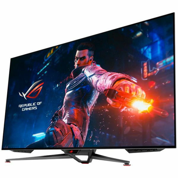 ASUS ROG Swift OLED PG48UQ Gaming monitor - 47.5, 4K UHD (3840 x 2160), OLED, 138Hz (OC), 0.1 ms (GTG), G-SYNC compatible, anti-glare micro-texture coating, custom heatsink, uniform brightness, 98% 