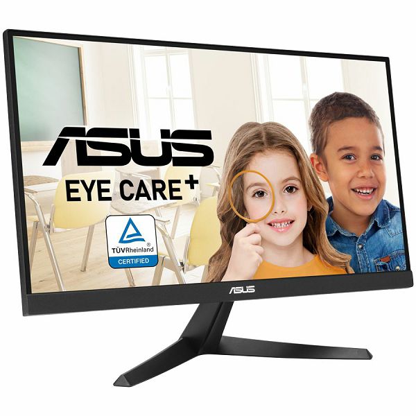ASUS VY229HE Eye Care Monitor - 22" (21.45" viewable), Full HD (1920 x 1080), IPS, 75Hz, 1ms (MPRT), Adaptive-Sync, Eye Care Plus technology, Color Augmentation, Rest Reminder, Blue Light Filter, Flic