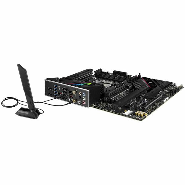 ASUS ROG STRIX B650E-F GAMING WIFI AM5 ATX gaming MB - AMD B650 4xDIMM DDR5 3xM.2 4xSATA PCIe 5.0 2.5Gb Ethernet WiFi 6E + Bluetooth 1xDisplayPort 1xHDMI with Aura Sync support