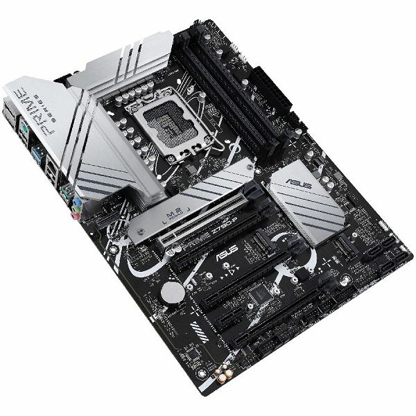 ASUS PRIME Z790-P LGA1700 ATX MB - Intel Z790 4xDIMM DDR5 3xM.2 4xSATA PCIe 5.0 2.5Gb Ethernet 1xDisplayPort 1xHDMI with Aura Sync support