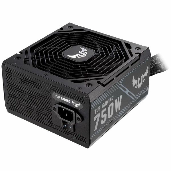 ASUS TUF Gaming 750W 80 Plus Bronze PSU, Military-grade Certification, Axial-tech fan design, Dual ball fan bearings, 0dB technology, Sleeved cables, 6-year warranty