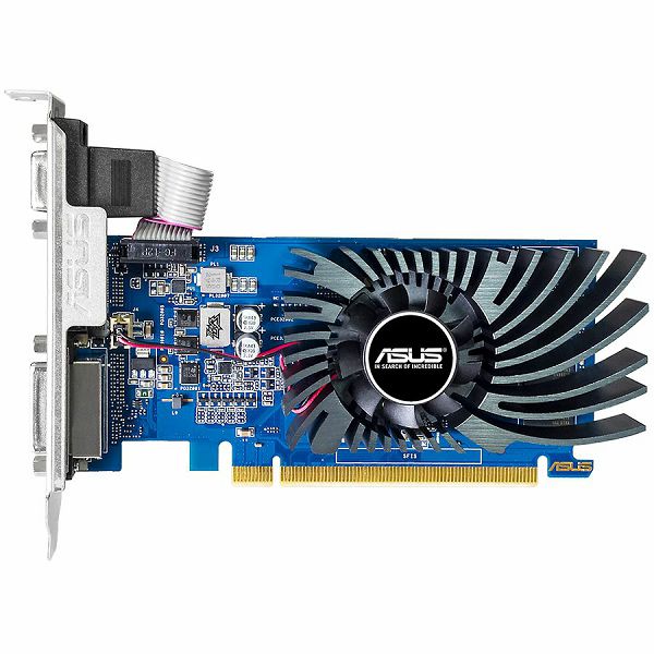 ASUS Video Card NVidia GeForce GT 730 2GB DDR3 BRK EVO VGA low-profile graphics card for HTPC builds, PCIe 2.0, 1xD-SUB, 1xDVI-D, 1xHDMI 1.4b