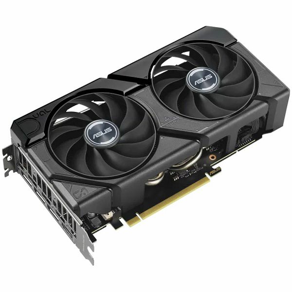 ASUS Video Card NVidia Dual GeForce RTX 4060 EVO OC Edition 8GB GDDR6 VGA with two powerful Axial-tech fans and a protective backplate for broad compatibility, PCIe 4.0, 1xHDMI 2.1a, 3xDisplayPort 1.4