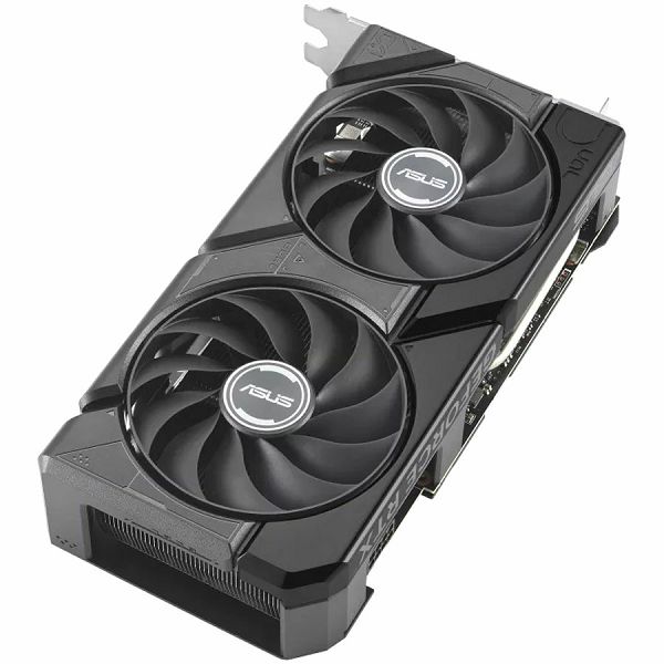 ASUS Video Card NVidia Dual GeForce RTX 4060 EVO OC Edition 8GB GDDR6 VGA with two powerful Axial-tech fans and a protective backplate for broad compatibility, PCIe 4.0, 1xHDMI 2.1a, 3xDisplayPort 1.4