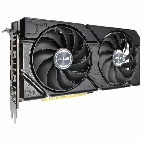 ASUS Video Card NVidia Dual GeForce RTX 4060 EVO OC Edition 8GB GDDR6 VGA with two powerful Axial-tech fans and a protective backplate for broad compatibility, PCIe 4.0, 1xHDMI 2.1a, 3xDisplayPort 1.4