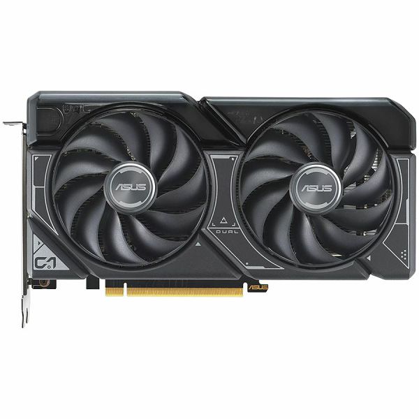 ASUS Video Card NVidia Dual GeForce RTX 4060 Ti OC Edition 16GB GDDR6 VGA with two powerful Axial-tech fans and a 2.5-slot design for broad compatibility, PCIe 4.0, 1xHDMI 2.1a, 3xDisplayPort 1.4a