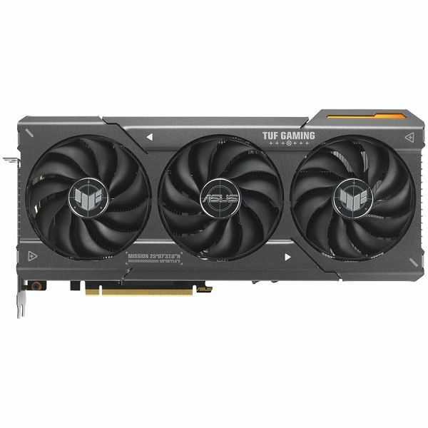 ASUS Video Card AMD Radeon TUF Gaming Radeon RX 7600 XT OC Edition 16GB GDDR6 VGA optimized inside and out for lower temps and durability, PCIe 4.0, 1xHDMI 2.1, 3xDisplayPort 2.1