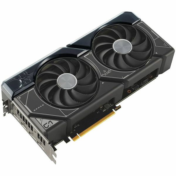 ASUS Video Card NVidia Dual GeForce RTX 4070 SUPER OC Edition 12GB GDDR6X VGA with two powerful Axial-tech fans and a 2.56-slot design for broad compatibility, PCIe 4.0, 1xHDMI 2.1a, 3xDisplayPort 1.4