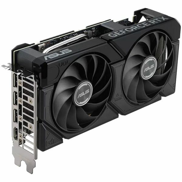 ASUS Video Card NVidia Dual GeForce RTX 4070 SUPER EVO OC Edition 12GB GDDR6X VGA with two powerful Axial-tech fans and a 2.5-slot design for broad compatibility, PCIe 4.0, 1xHDMI 2.1a, 3xDisplayPort 