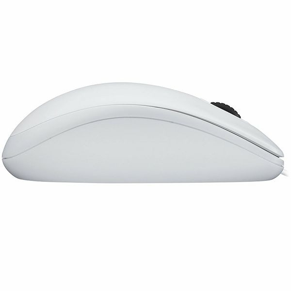 LOGITECH Corded  Mouse B100 - Business EMEA - WHITE