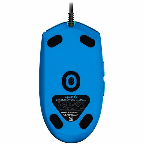 LOGITECH G102 LIGHTSYNC - BLUE - USB - EER