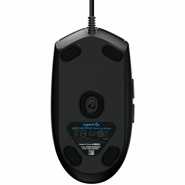 LOGITECH G102 LIGHTSYNC Gaming Mouse - BLACK - EER