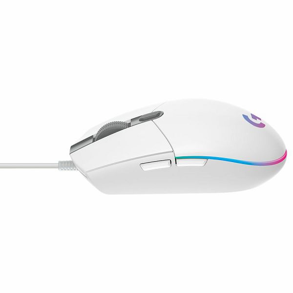 LOGITECH G102 LIGHTSYNC Gaming Mouse - WHITE - EER