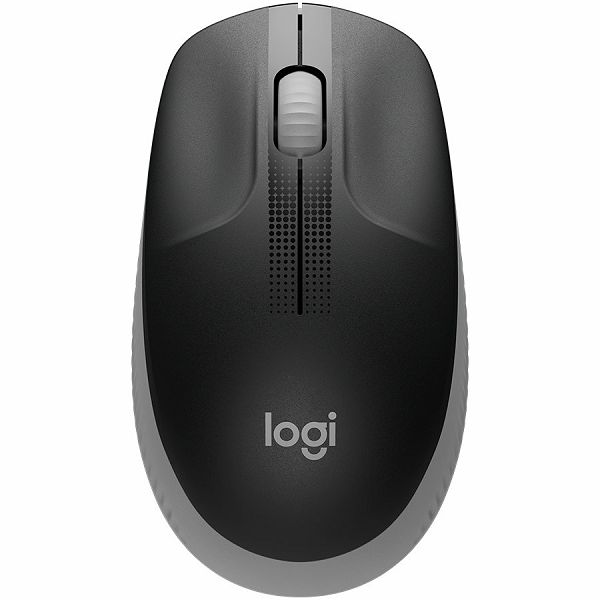 LOGITECH M190 Full-size wireless mouse - MID GREY - 2.4GHZ - EMEA - M190