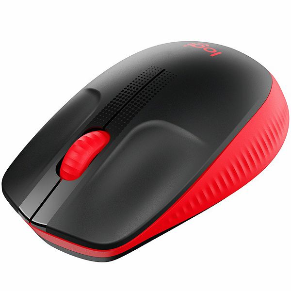 LOGITECH M190 Full-size wireless mouse - RED - 2.4GHZ - EMEA - M190