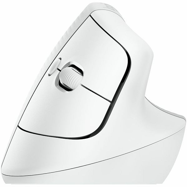 LOGITECH Lift Vertical Ergonomic Mouse - OFF-WHITE/PALE GREY - 2.4GHZ/BT - EMEA - ON+OFFLINE,B2C