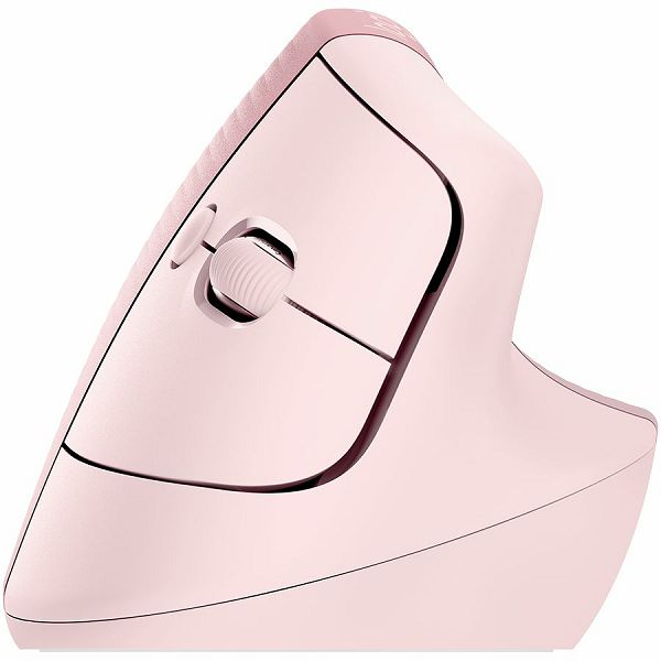 LOGITECH Lift Vertical Ergonomic Mouse - ROSE/DARK ROSE - 2.4GHZ/BT - EMEA - ON+OFFLINE,B2C