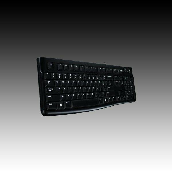 LOGITECH Corded Keyboard K120 - Business EMEA - Croatian layout - BLACK